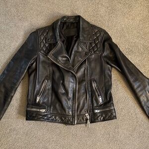 ALLSAINTS Aiden Leather Moto Jacket